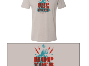 Hop Your Face 2023 Silver T-Shirt (Design 2)